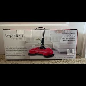 360 degree swivel rotating sweeper